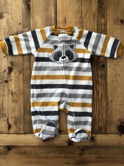 Set of 3 Fleece footie pajamas 3M