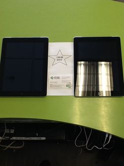 2 iPads 4th Generation 139.99 each