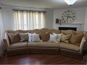 Vintage Marge Carson 3 piece sectional couch