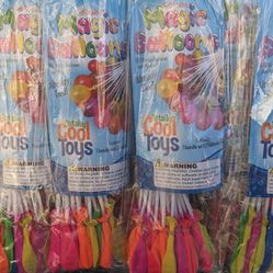 Whole Pack Of Magic Water Balloons Self Tie 42 Bunches