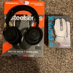 Bundle Logitech Mouse And Steelseires Headset