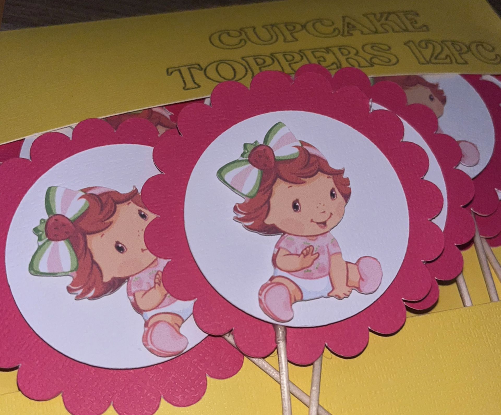 Strawberry Shortcake Toppers
