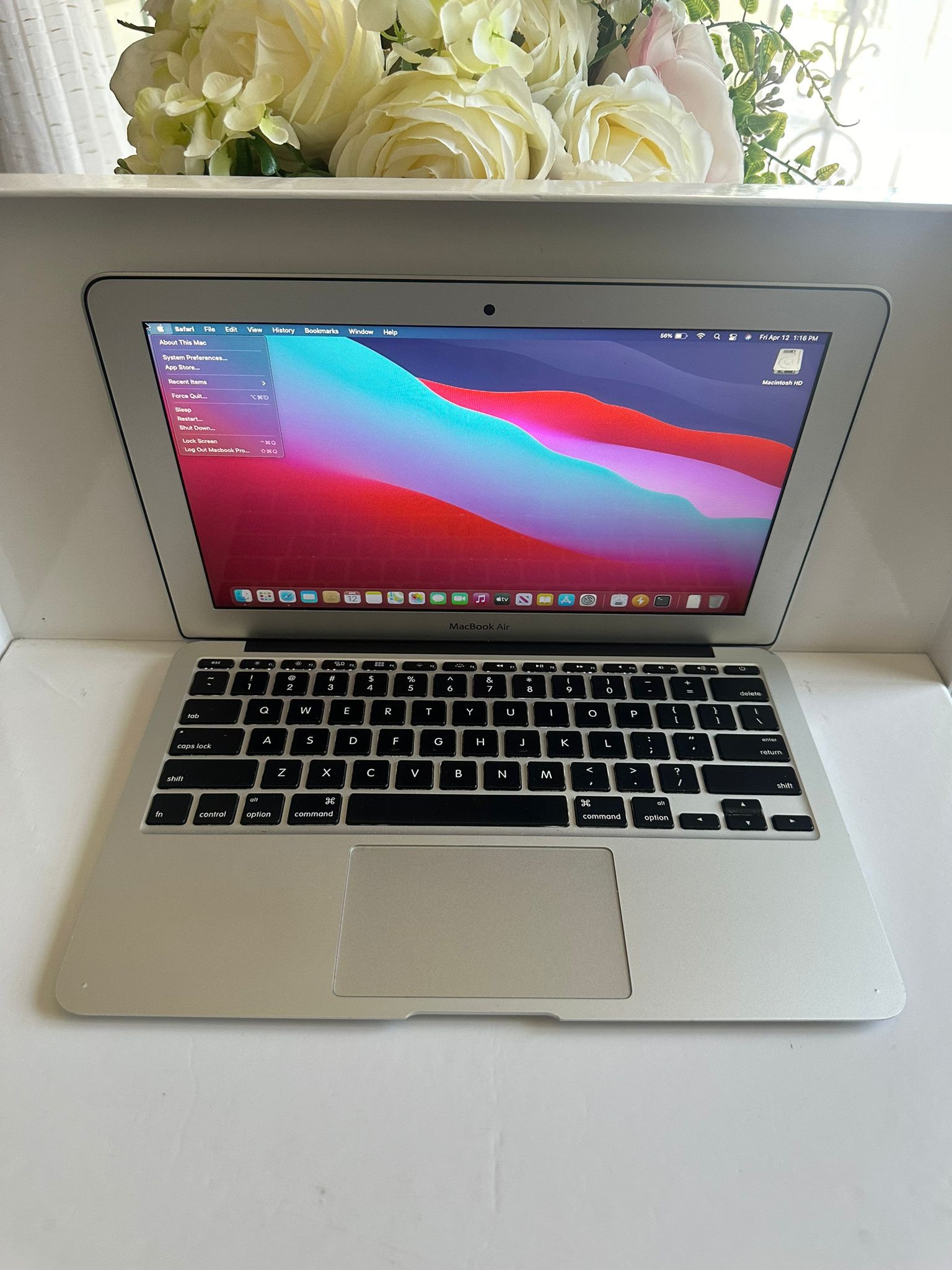 Apple MacBook Air A1465 11” 2014 Laptop Intel i5 4GB RAM 128GB SSD MacOS Big Sur - $159 