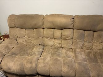 Tan Recliner Couch