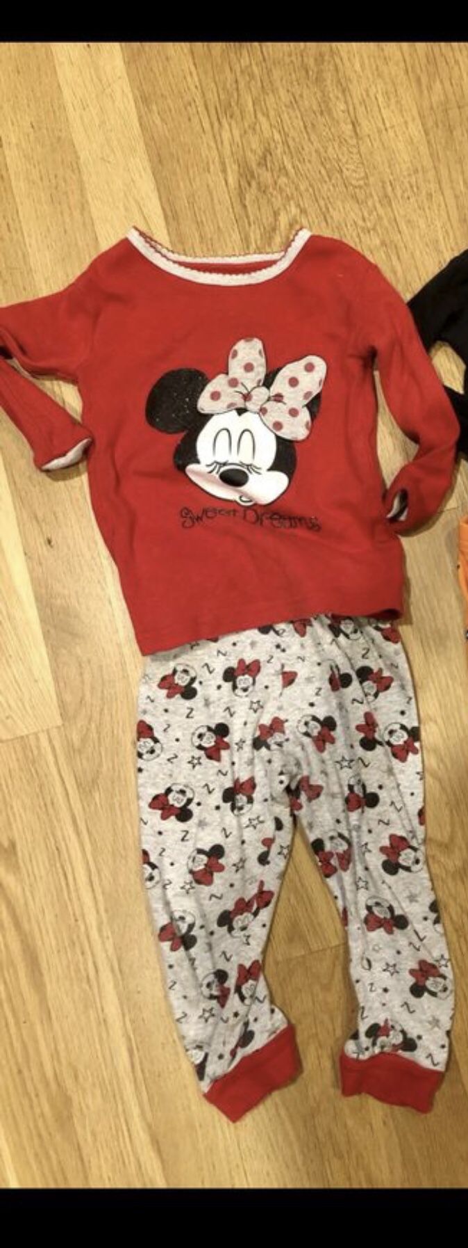 holiday Minnie Mouse pajamas