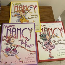 Three Hardcover Fancy Nancy Books 