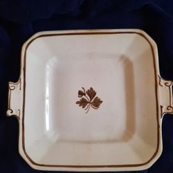 Alfred Meakin square handled antique dish from 1800's