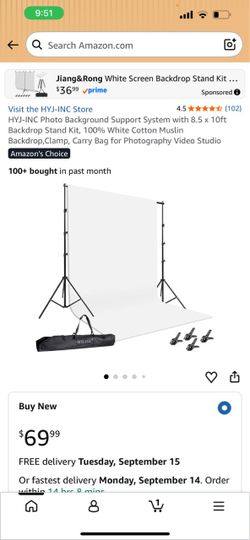 Back drop frame holder new $30