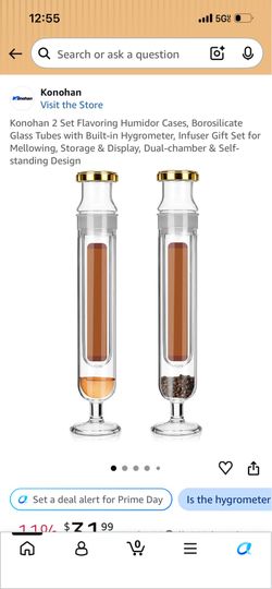Two set flavoring, humidor cases