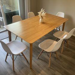 Dining Table 6 Chairs 