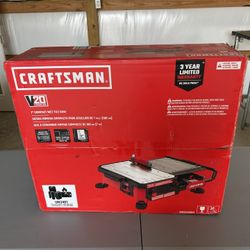 Brand New Craftsman V20 30Amp 7-in-Blade Cordless Table Saw 