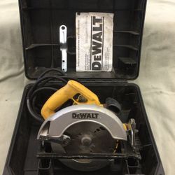 DEWALT 7-1/4” CORDED CIRCULAR SAW DW369 LARGE TABLE CONTRACTOR GRADE WITH ELECTRIC BRAKE