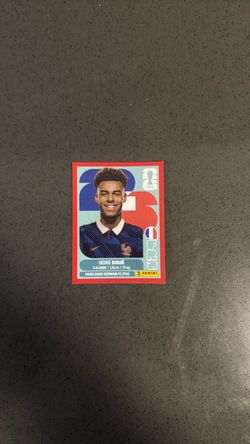World Cup stickers 2026 red Desire Doue FRA 17
