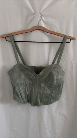 Zara silk crop top