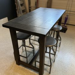 Crate And Barrel High Top Table