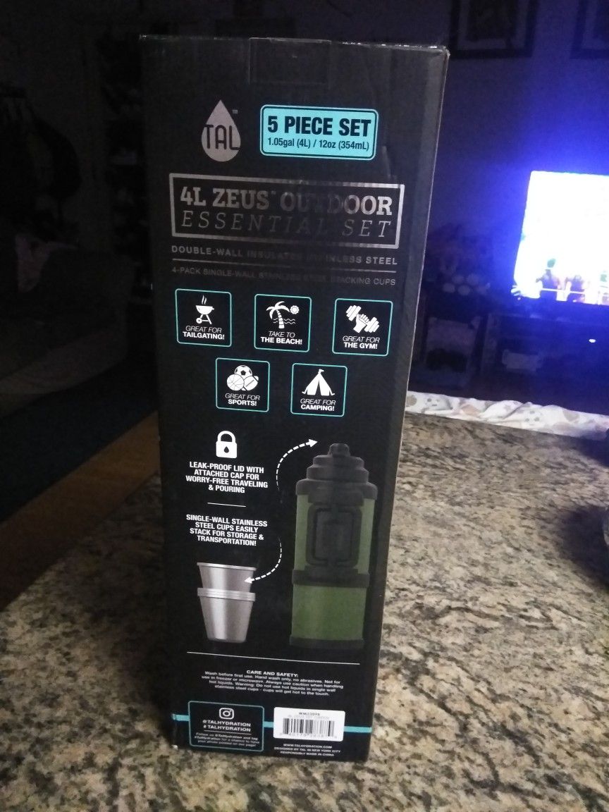 4L ZEUS OUTDOOR ESSENTIAL SET 5 PIECE SET