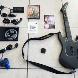 Sony Playstation 2 / Guitar Hero Set Complete!!  **Tested & Working Perfectly**
