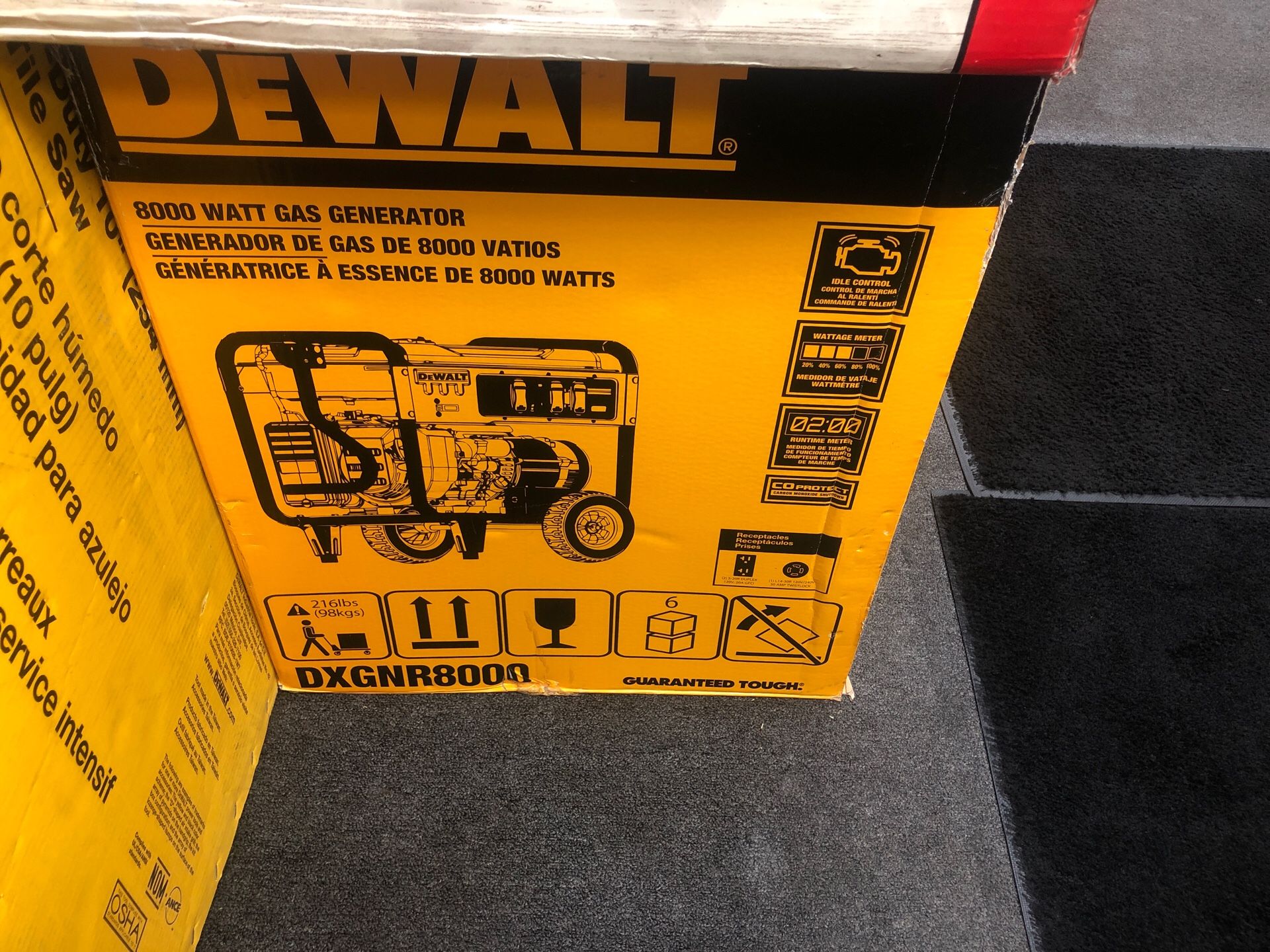New in Box Dewalt DXGNR 8000 Watts Generator