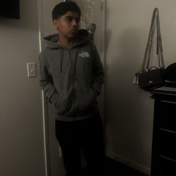 Grey North Face Sweater 