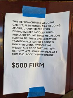 WEDDING CABINET