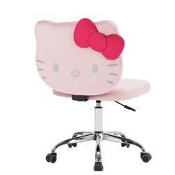 Viral TikTok Hello Kitty Vanity Impressions Pink Makeup Swivel Chair
