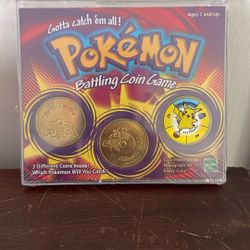 Sealed Pokemon Battling Coin