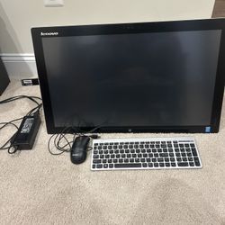 Lenovo Computer, keyboard and mouse