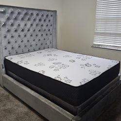 NEW QUEEN MATTRESS WITH BOX SPRING 🔝 ALL SIZES IN STOCK