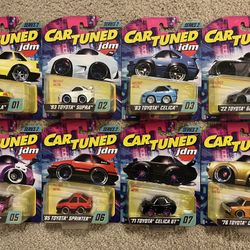 Car Tuned JDM Series 2 die-cast cars set of 8 
