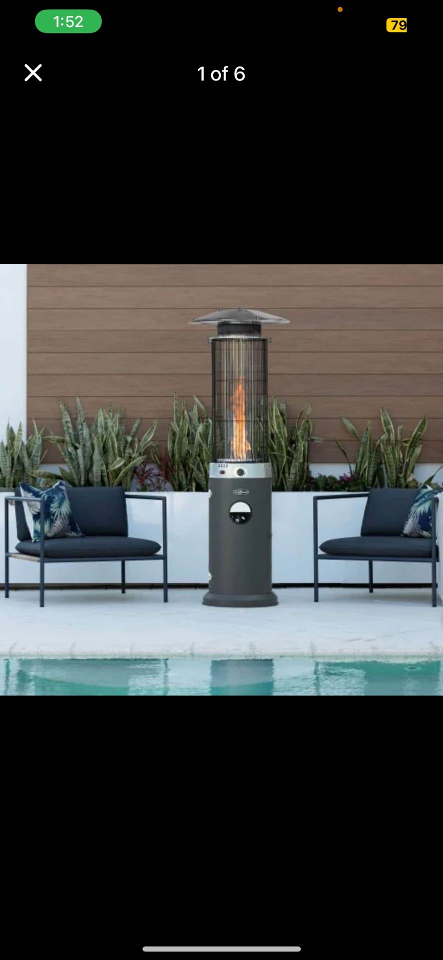 Fire Sense Spiral Flame Patio Heater