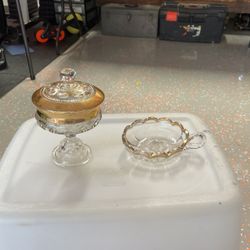 Vintage Candy Dish Set 