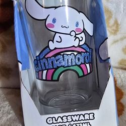 Cinnamon Roll Drinking Glass