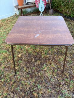 Folding table metal legs