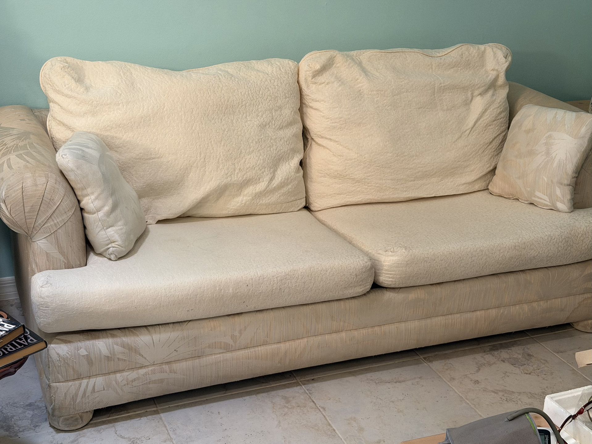 off-White  Sleeper Sofa