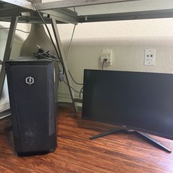 Cyber Power PC comes with free AOC  165hz monitor