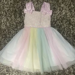 Rainbow Dress 2T