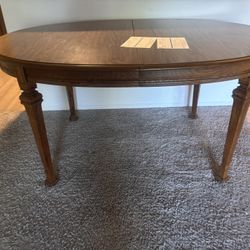 wooden table