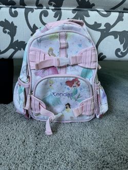 Great Condition Mackenzie Disney Princess Pottery Barn Castle Shimmer Mini Backpack