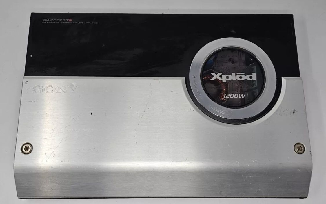 (Tested) Sony Xplod 1200w XM 2002GTR 2/1 Stereo Power Amplifier