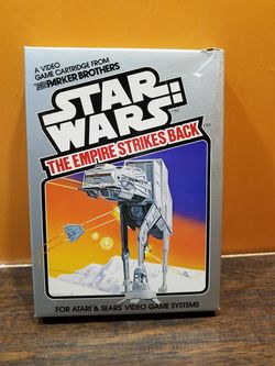 Atari 2600 Star Wars Empire Strikes Back video game cartridge CIB