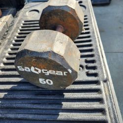 50lb Dumbbell Singles Gym Weights $40 Each 