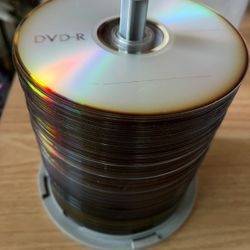 Stack of DVD-R Discs