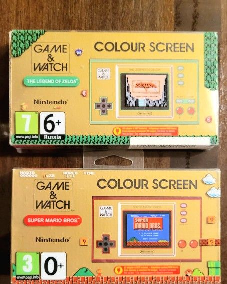 2 Nintendo Game & Watch: Super Mario Bros. & Legends Of Zelda! Like New! Amazing Gift! $45 For Both!!! 