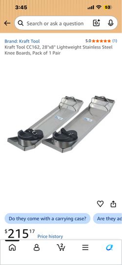 New Light Weight knee boards
