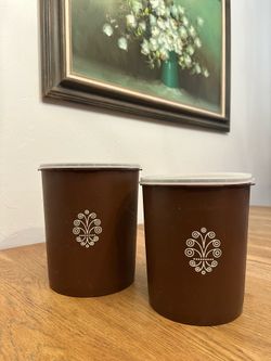 Brown Tupperware