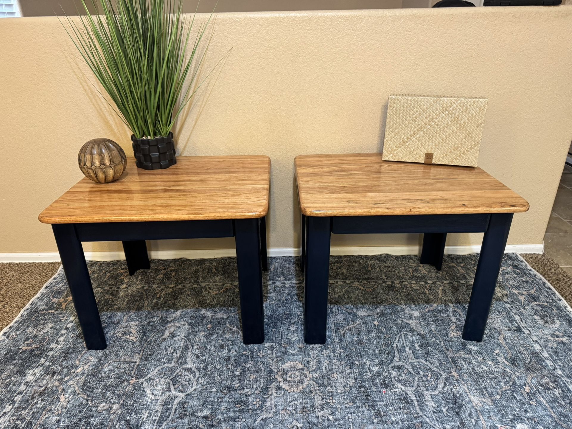 Solid Wood End Tables