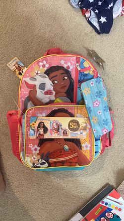 Moana Backpack and lunchbox set