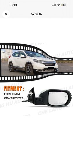 2017 - 2022 Honda crv right side mirror