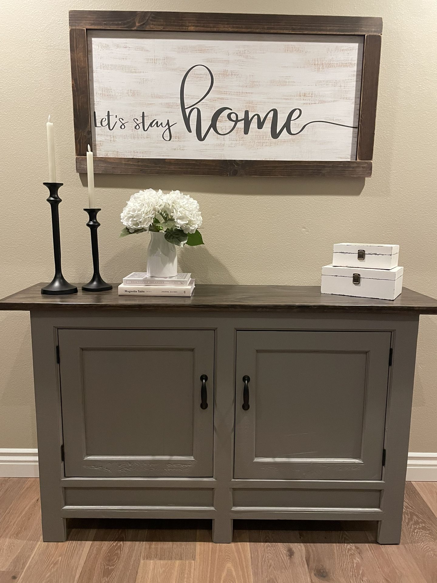 Cute Rustic Farmhouse Style Cabinet for Sale in Orange, CA - OfferUp