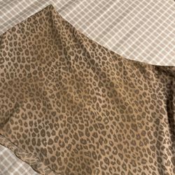 PINK cheetah Print Skirt 